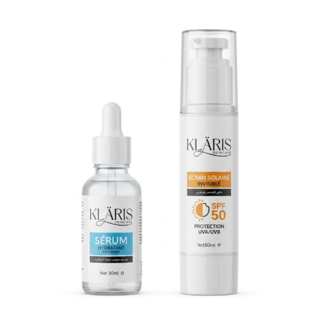 Écran Solaire Invisible - Créme Ecran Solaire + Sérum Hydratant