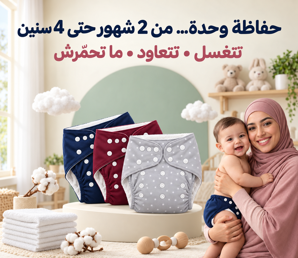 حفاظات المتجددة