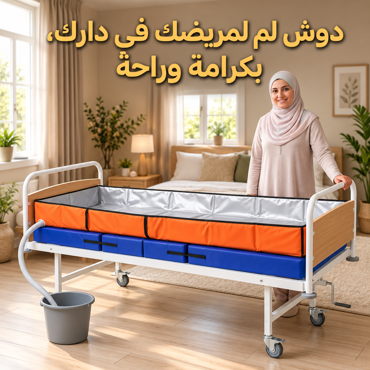 فراش دوش للمرضى